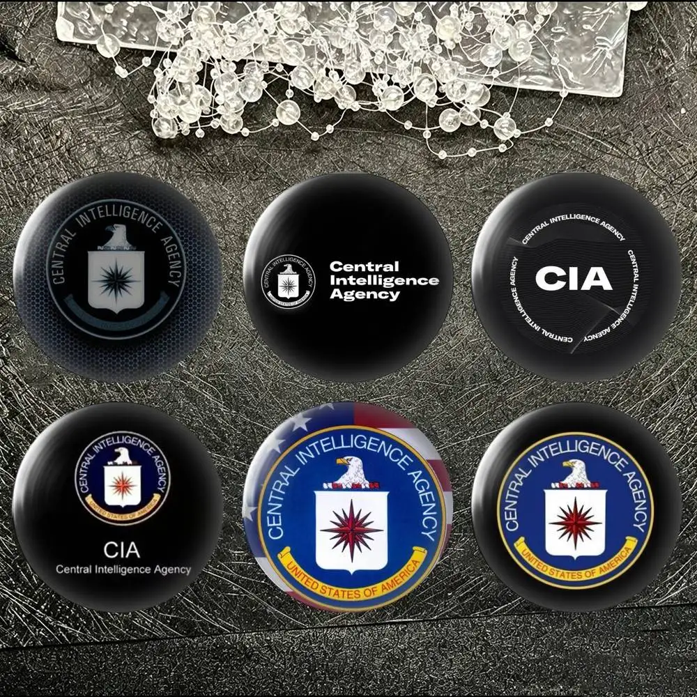 CIA Brooch Metal Badge Brooch, Fashion Decorative Pins for Hat Bag Clothing Decoration Gift
