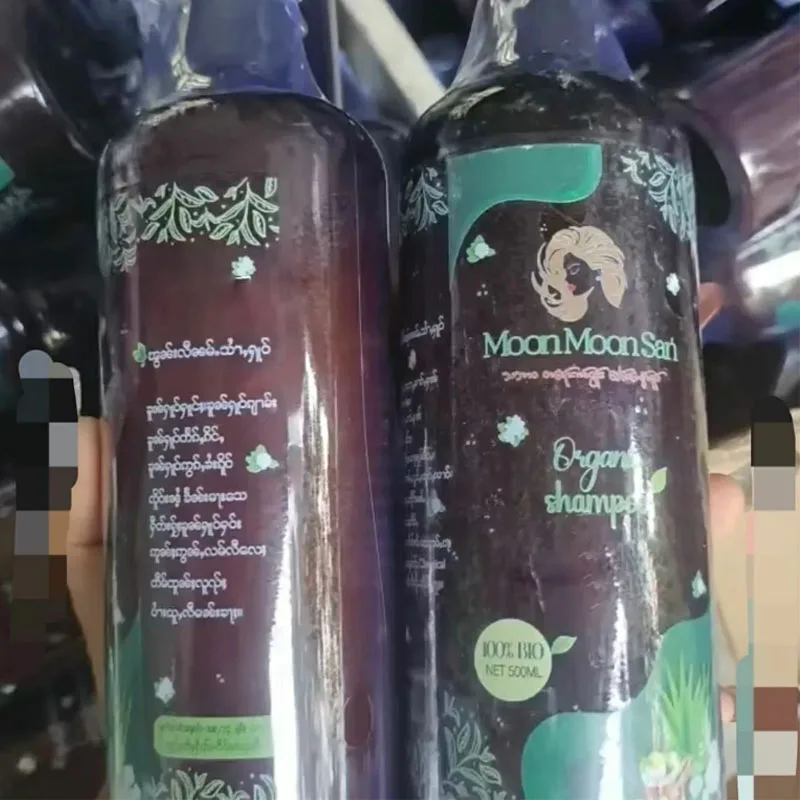 

Myanmar Traditional Moon Moon San Hair Thick, Fluffy, Smooth, Strengthening Hair Roots Growth Preventing Hair Breakage 500ML