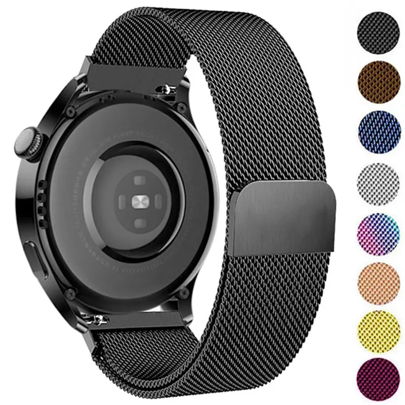 Milanese For Galaxy Watch 4 5 6 Strap 40mm 44mm Watch 3 41mm Active Gear S3 Bracelet Samsung Watch 5 Pro 45mm Huawei GT3 2 Pro