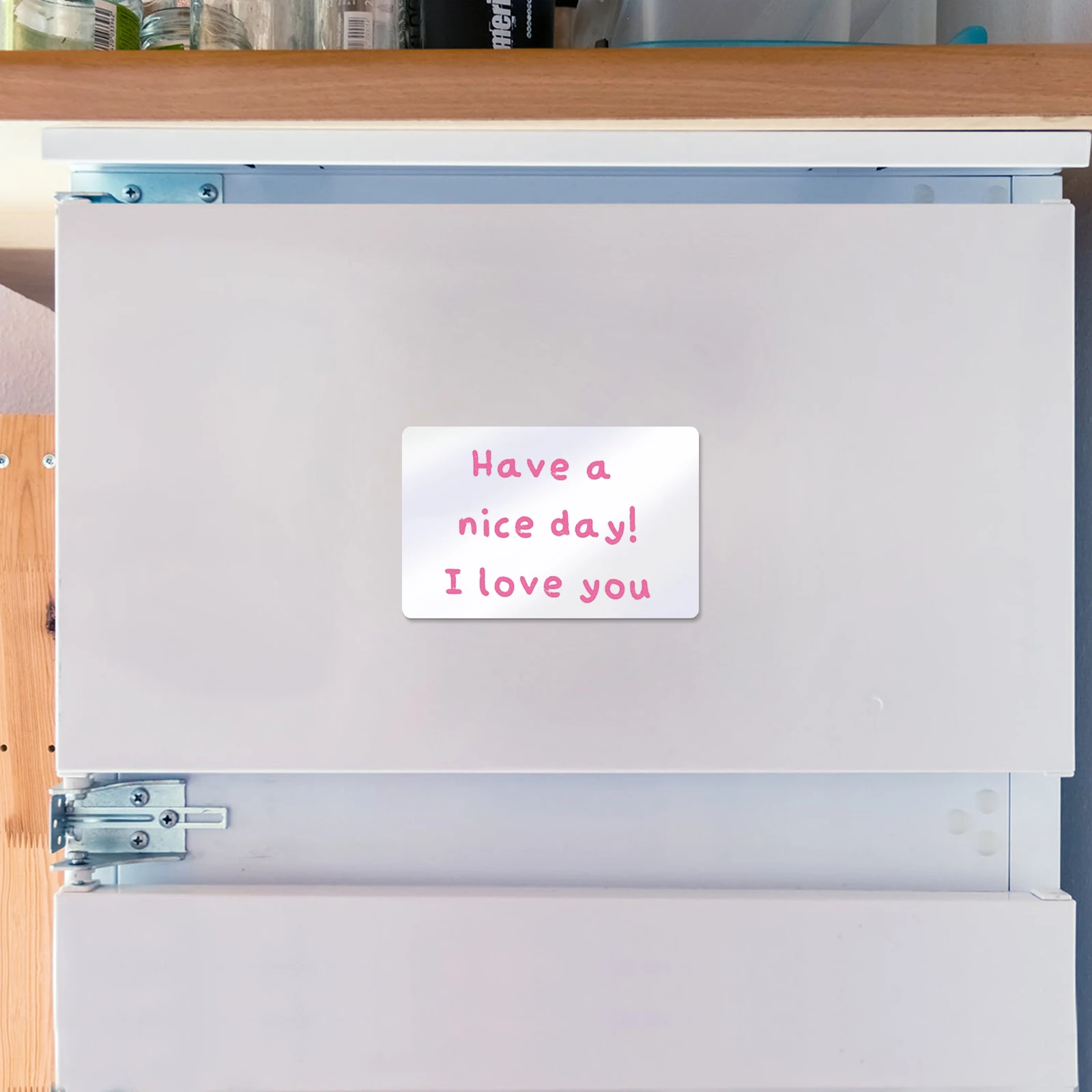 

6pcs Magnetic Dry Erase Whiteboard A5 Round Corner Reusable Small Board for Home Office School Schedules