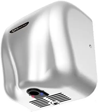 1 Pack Heavy Duty Commercial 1800 Watts High Speed Automatic Hot Hand Dryer - White