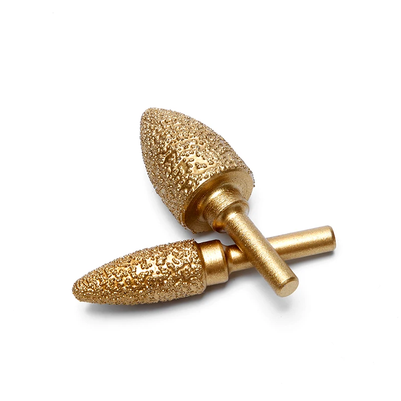 HUHAO 6 مللي متر عرقوب الماس طحن الكرة رئيس 60 مللي متر ملف دوار طويل الحديد الصلب لدغ البولندية بت لأدوات طاحونة الحجر الإلكترونية