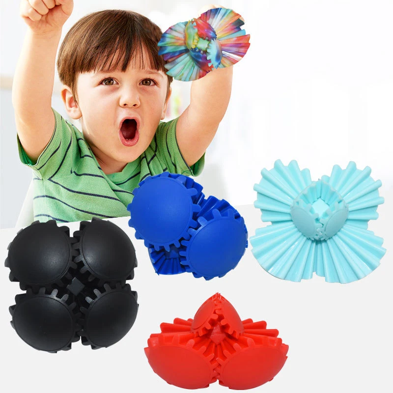 2.4in 3D Printed Gear Ball Spin Ball Fidget Toy Ball Fidget Toy Gear Toy For Stress Anxiety Relaxing Gear Sphere Anti Depression