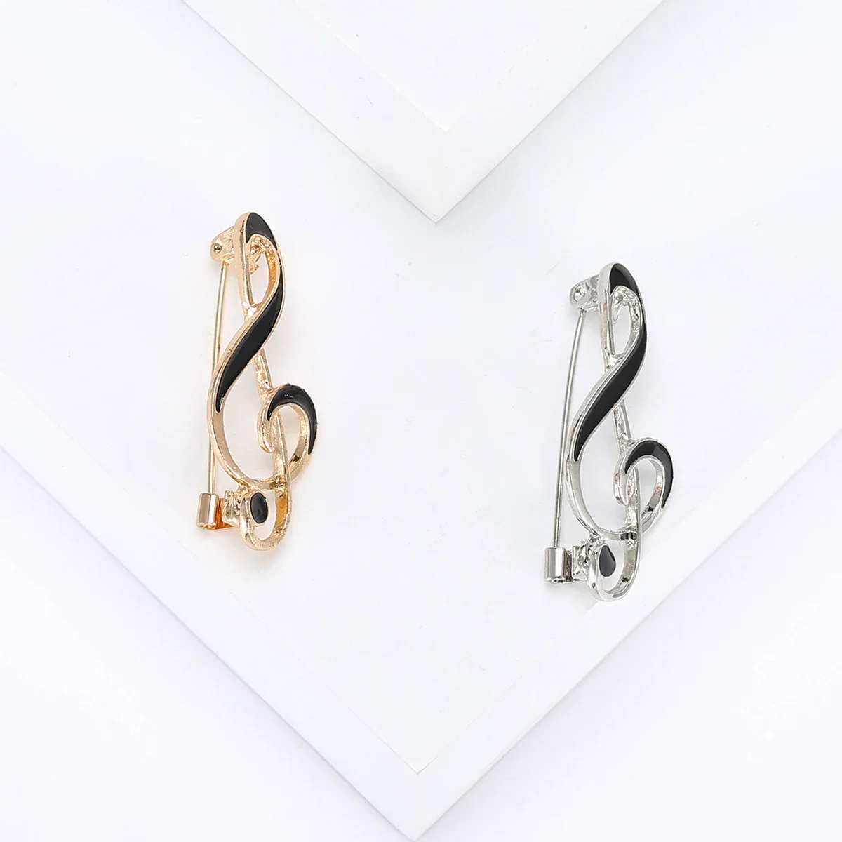 Stylish Simple Music Note Pin for Women Unisex Enamel Musics Symbol Brooches Event party backpack decoration clothes accessories