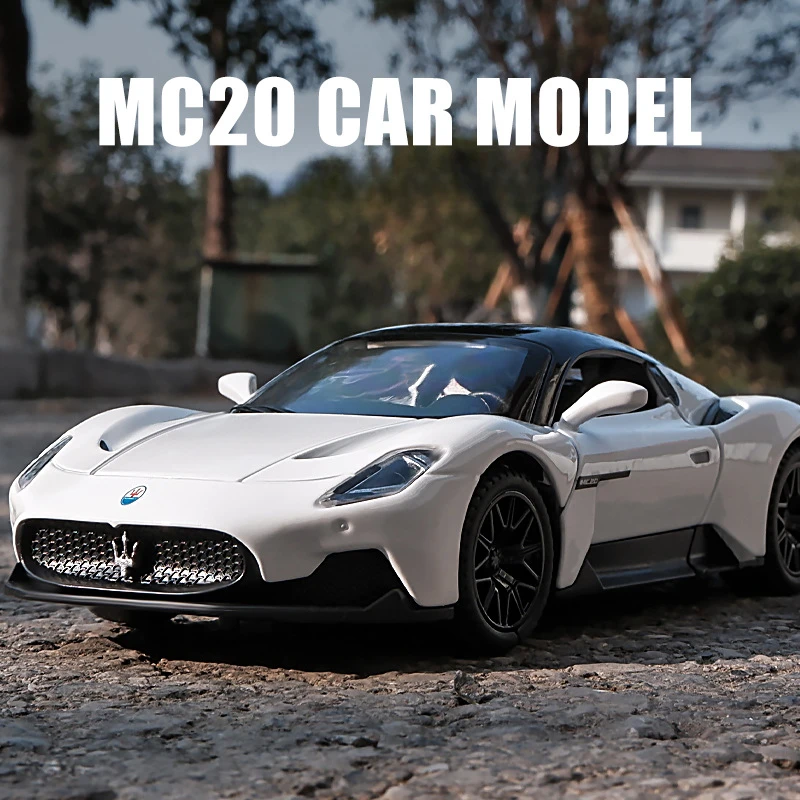 

Simualtion 1:32 Maserati MC20 Sports Car Model Diecast Alloy Children's Toy Car Gift Collection Home Decor Voiture Miniature