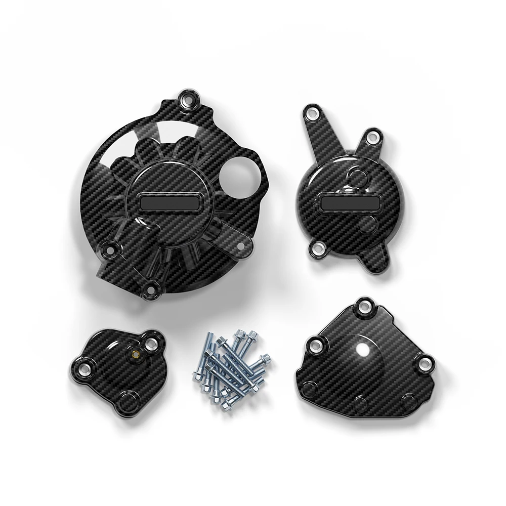 Motorbike Accessories Engine Protection Cover Clutch / Alternator / Pulse Cover For YZF-R1 2007-2008 Engine Protection Cover Set