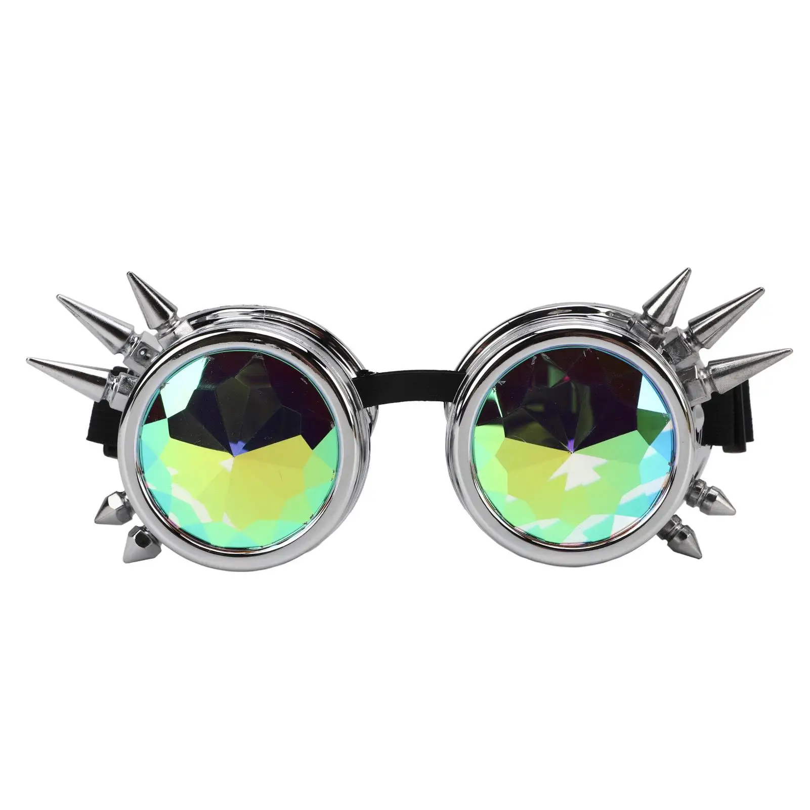 Steampunk Kaleidoscope Rave Glasses with Elastic Band for halloween - Aliexpress