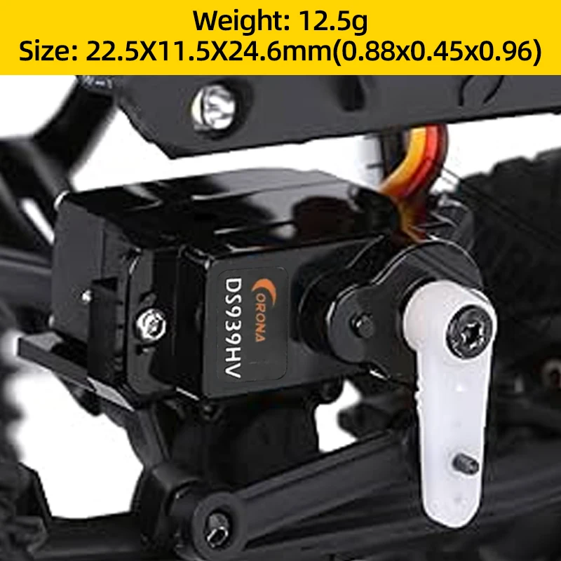 Corona DS939MG Digital Servo Metal Gear DS-939MG Micro Servo 2.5kg/0.14sec/12.5g Para RC FPV Avião Robô Carro Barco