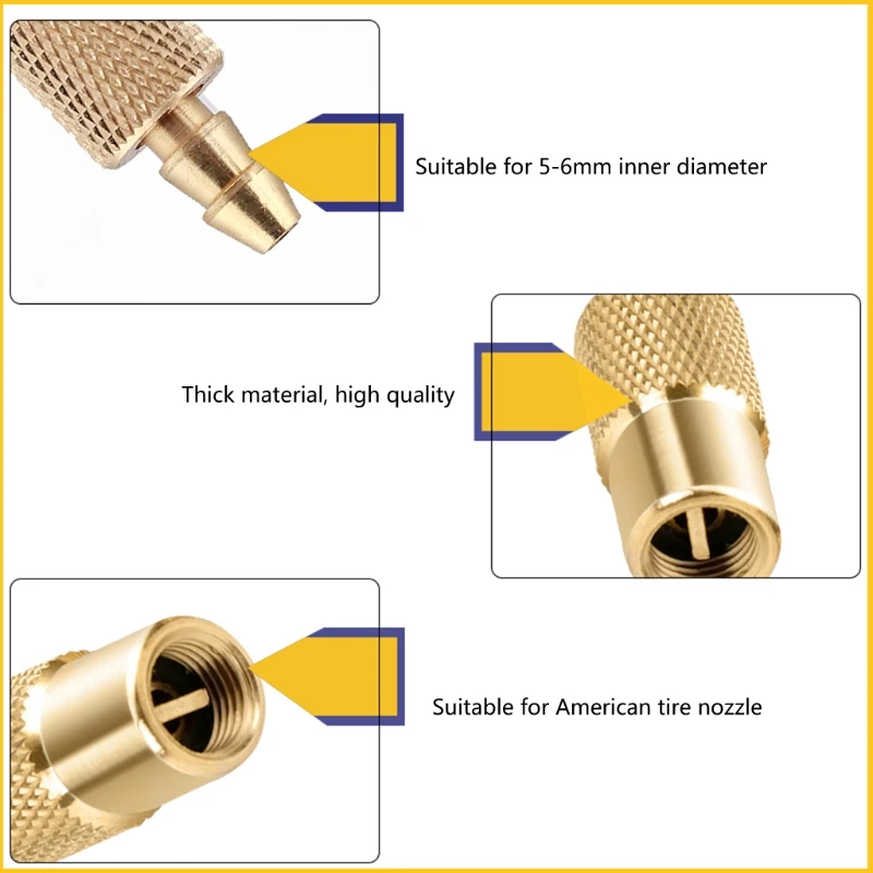 6.5mm Air Line Hose Compressor Fitting Connector Metal Nozzle For Pneumatic Tools Quick Release Connector