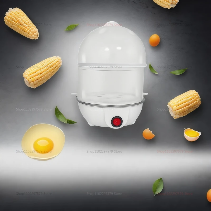 Cuociuova elettrico Mini bollitore rapido per uova 2 in 1 per omelette in camicia e strappate Spegnimento automatico Perfetto per la colazione Cucina Keto