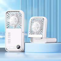 Xiaomi 2025 Portable Foldable USB Hanging Neck Fan Handheld Semiconductor Cooling Suitable for Outdoor and Desktop Summer Use