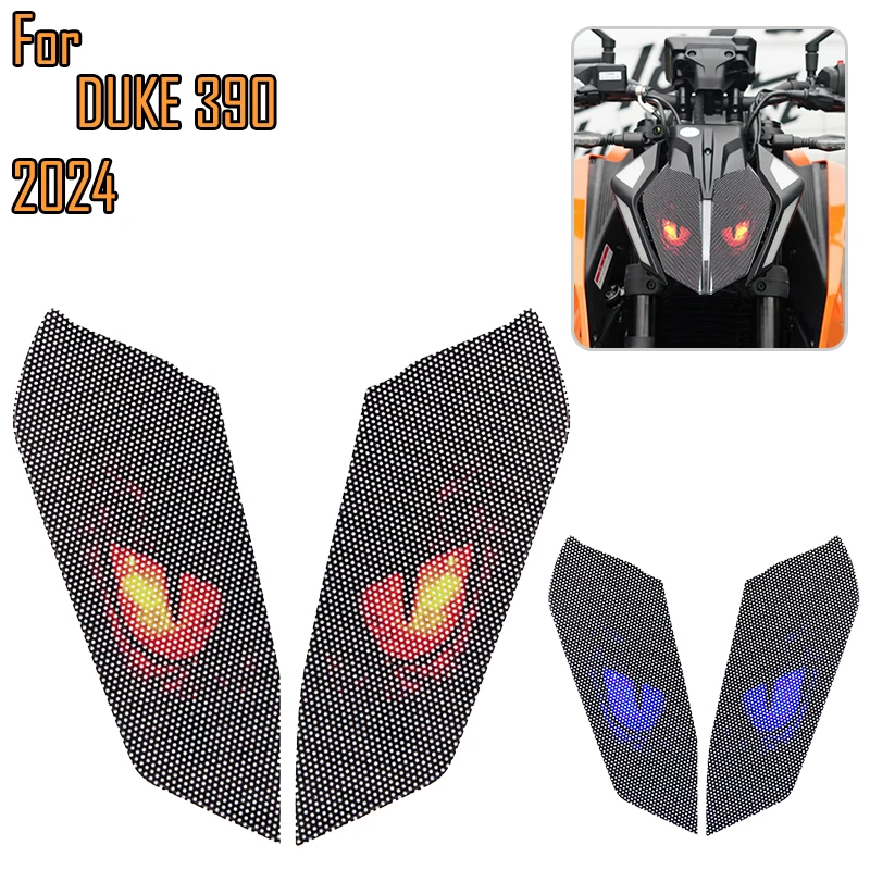 Motorcycle Headlight Guard Sticker Waterproof Scratch-resistant Headlight Decal For KTM 390 Duke 2024 DUKE390 2024