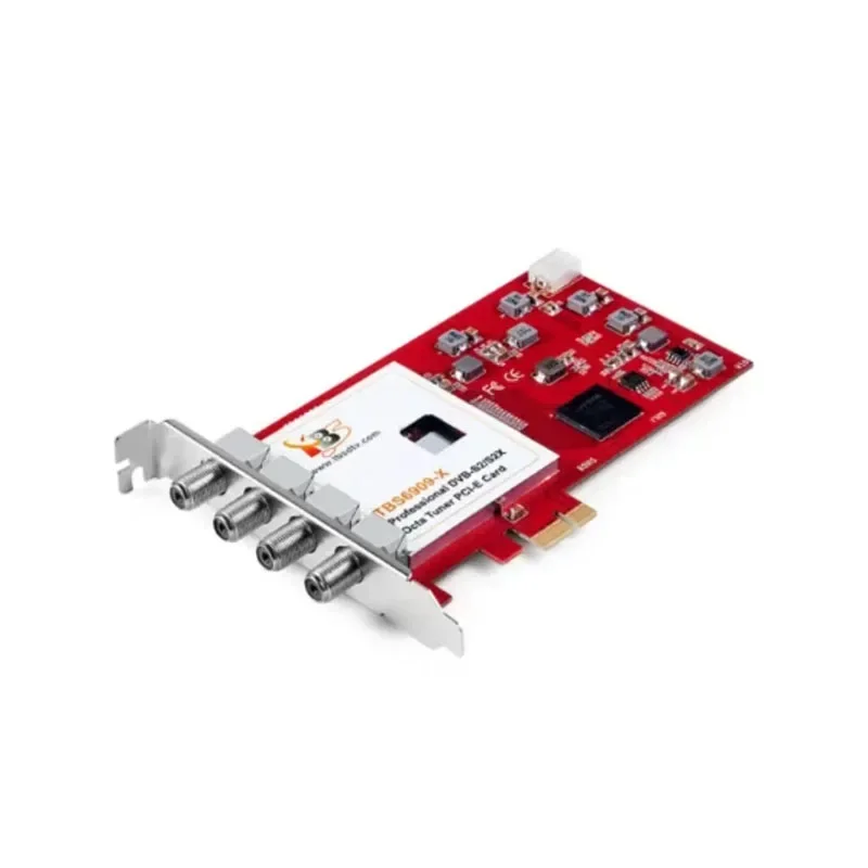 TBS6902 TBS 6909X V2 DVB-S2 Dual Tuner PCIe-kaart voor HD en SD digitale satelliet-tv