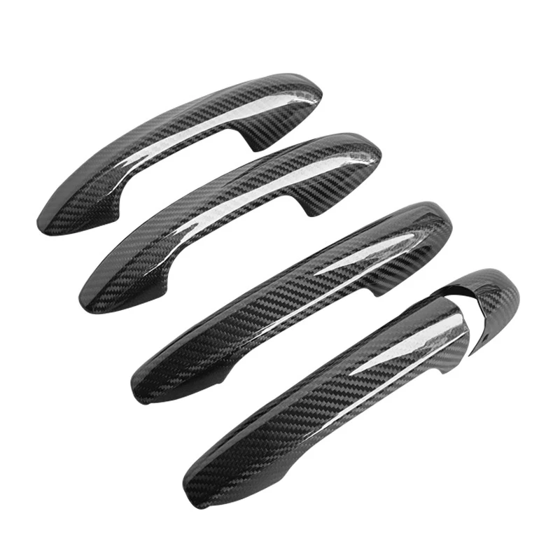 ROLFES For Mercedes Benz A C E S CLA GLA GLC GLE GLS AMG GT Class Carbon Fiber LHD Door Handle Cover Exterior Trim Accessories