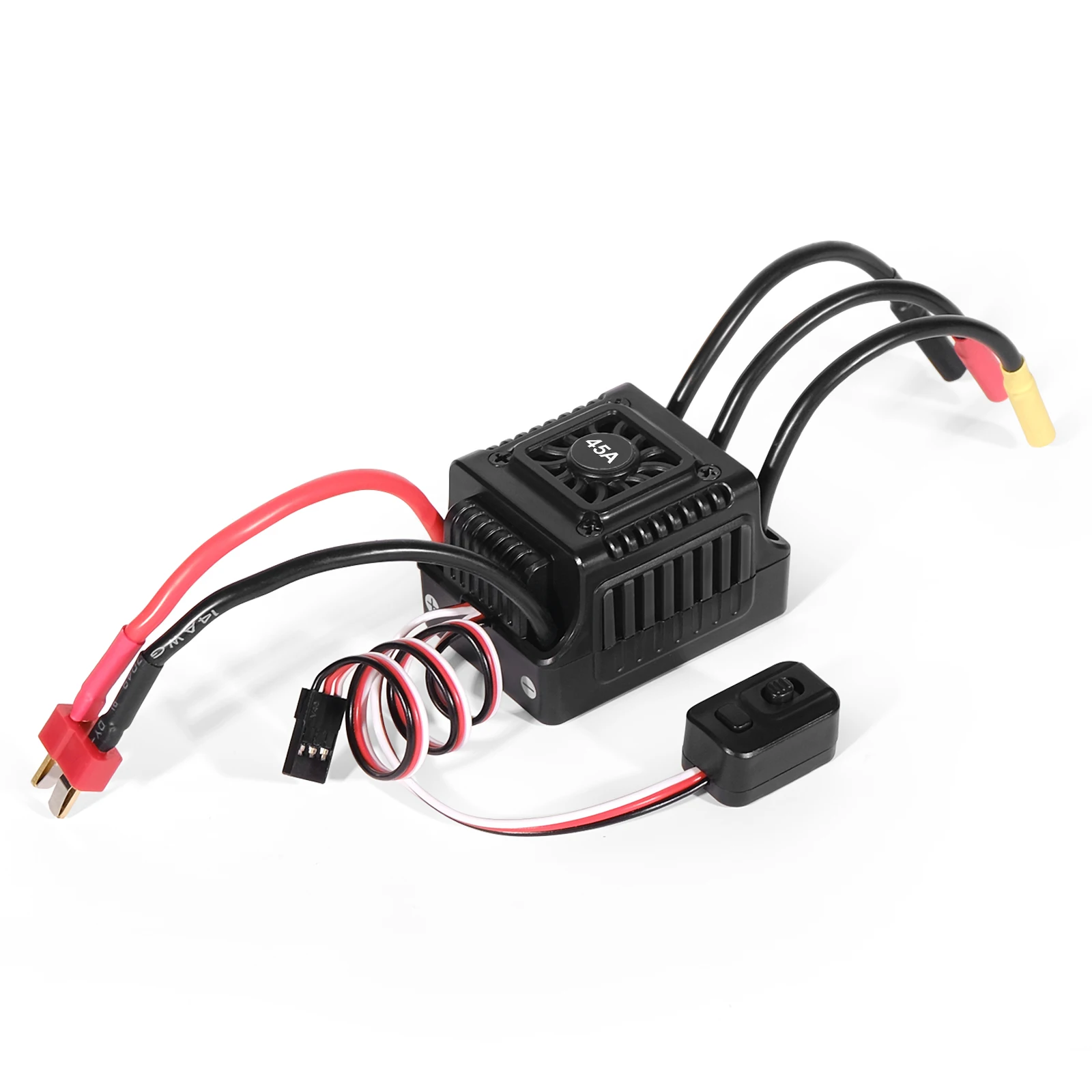 WSDT -45A/60A Waterproof SENSORLESS BRUSHLESS Speed Controller ESC for  1:8 1:10 off-road vehicle RC remote control car