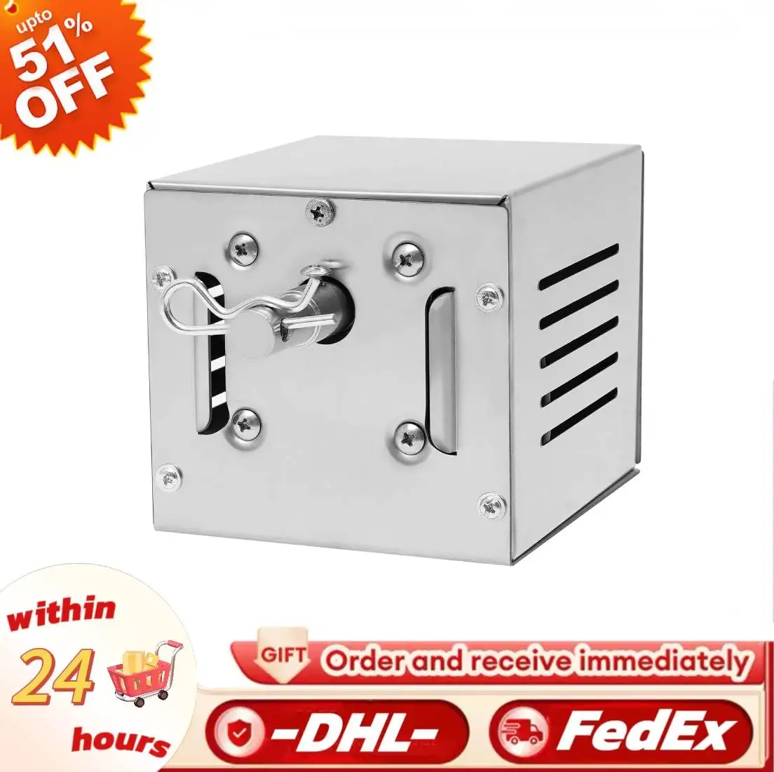 Moteur rotatif pour barbecue électrique en acier inoxydable, 25W, moteur de rôtissoire à broche, charge maximale 220V, 60 kg