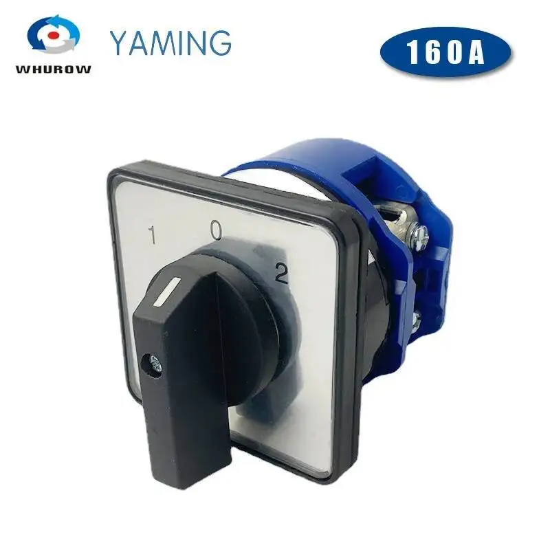 LW26-160A 캠 스위치 2 위치 3 위치 회전 전환 ON OFF ON 실버 접점 전원 제어 LW28 YMW26