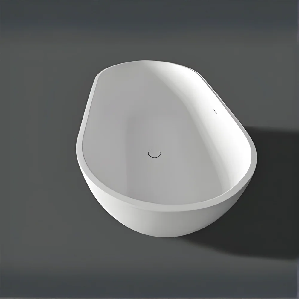 MOHOM 1800x900x500mm Fashionable Freestanding Double-Person Bathtub Large Style for Indoor Outdoor Bathroom Apartment Bedroom