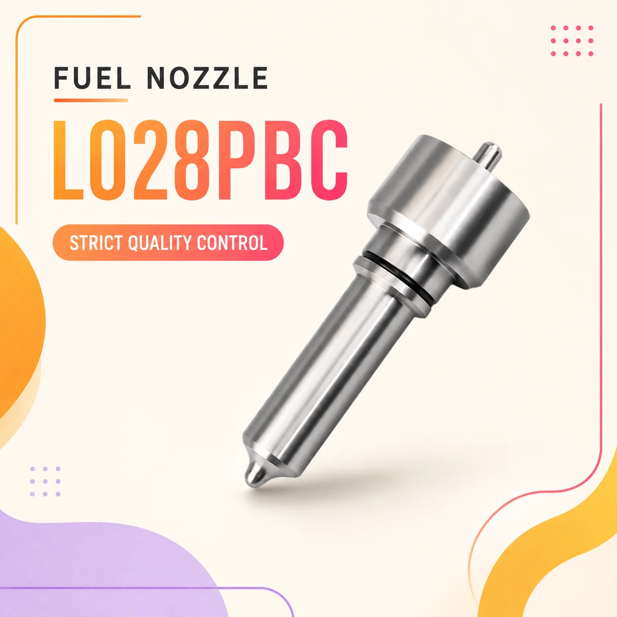 Replacement L028PBC Diesel Injector Nozzle,Compatible With 20440388 Injector Assembly For Korean Daewoo.LH3130