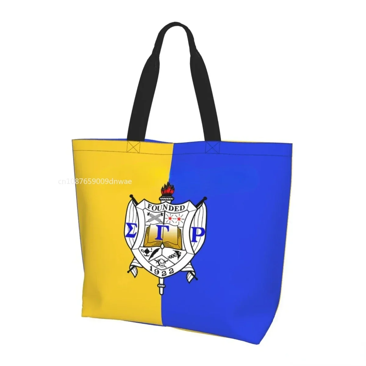 Sigma Gamma Rho Large Capacity Tote Bag Shoulder  Handbags for Women Ladies Shopping s with Travel Grocery 