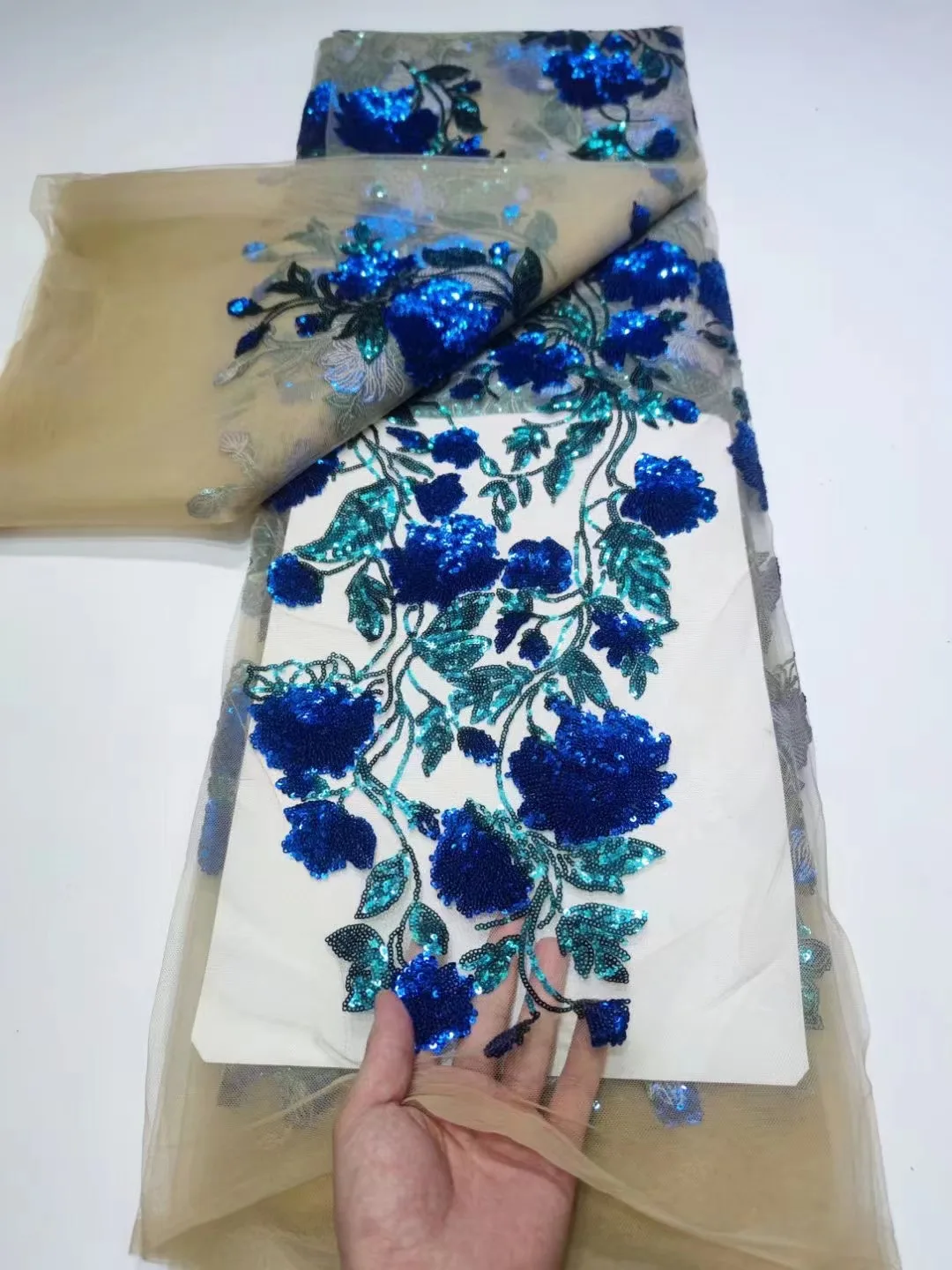 

5 ярдов, оптовая продажа, Лучшая цена, африканские блестки, кружевная ткань 2023, высококачественный французский тюль, кружевной материал для свадебного платья