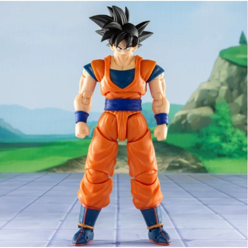 【Envío en 24 horas】 Figura de colección de regalos Wukong 1/12 de Dragon Ball SHF en movimiento de la confianza mágica "Forever Martial Artsman"
