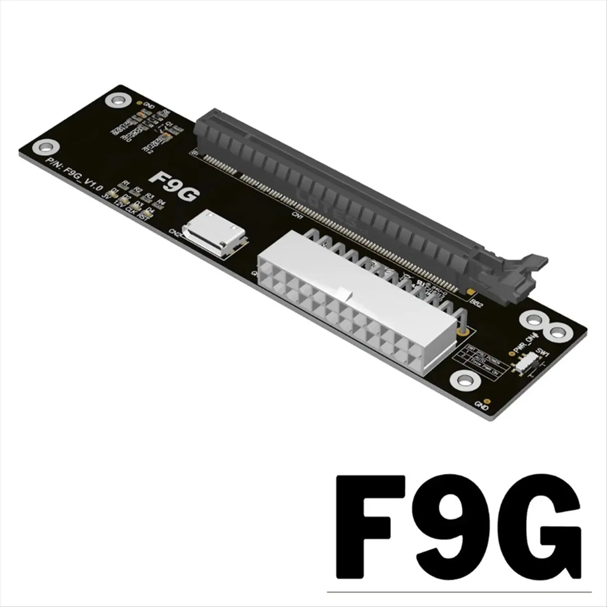 

A64I F9G Интерфейс OCuLink Внешняя док-станция расширения видеокарты Тип ATX Открытый PCIe4.0 Высокоскоростная передача данных 64 Гбит/с