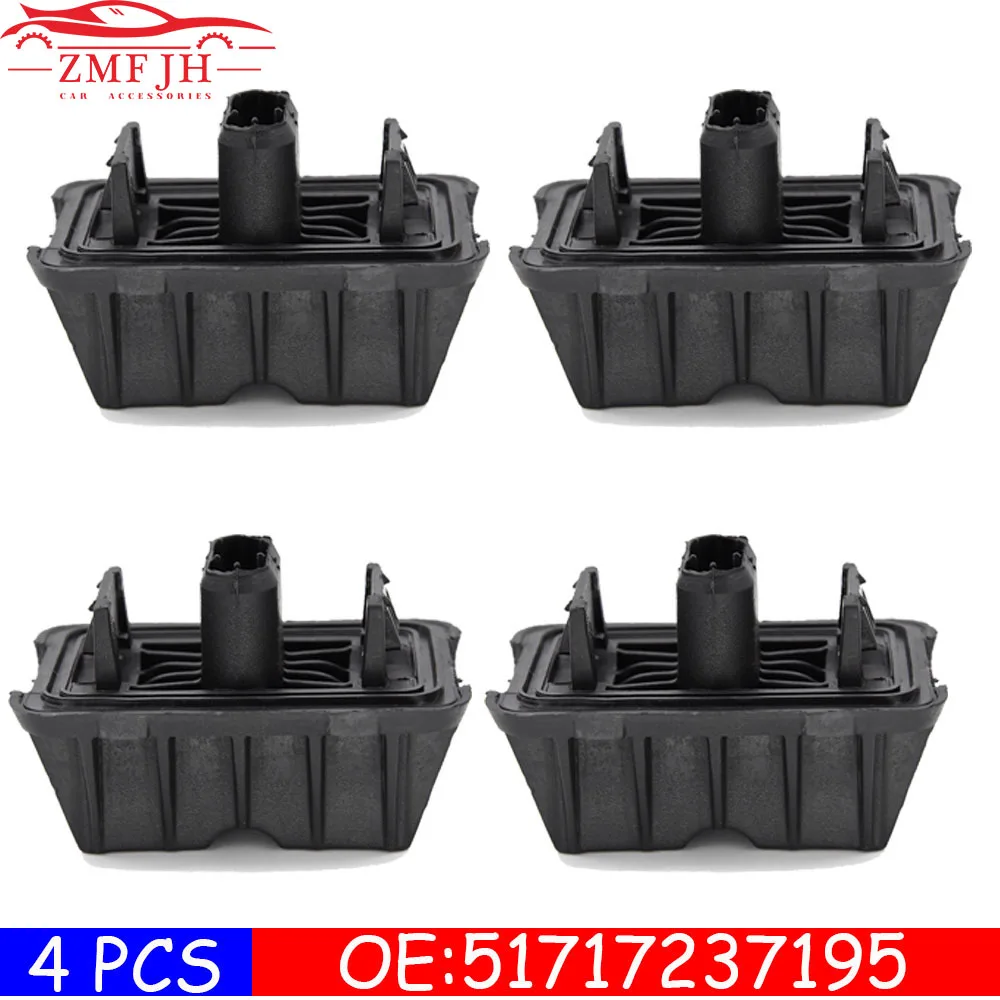 4pcs Jack Pad Under Support Pad Lifting Car 51717237195 fit for  BMW 1 3 5 6 7 series X1 E81 E82 E90 F10 F13 F01 F10