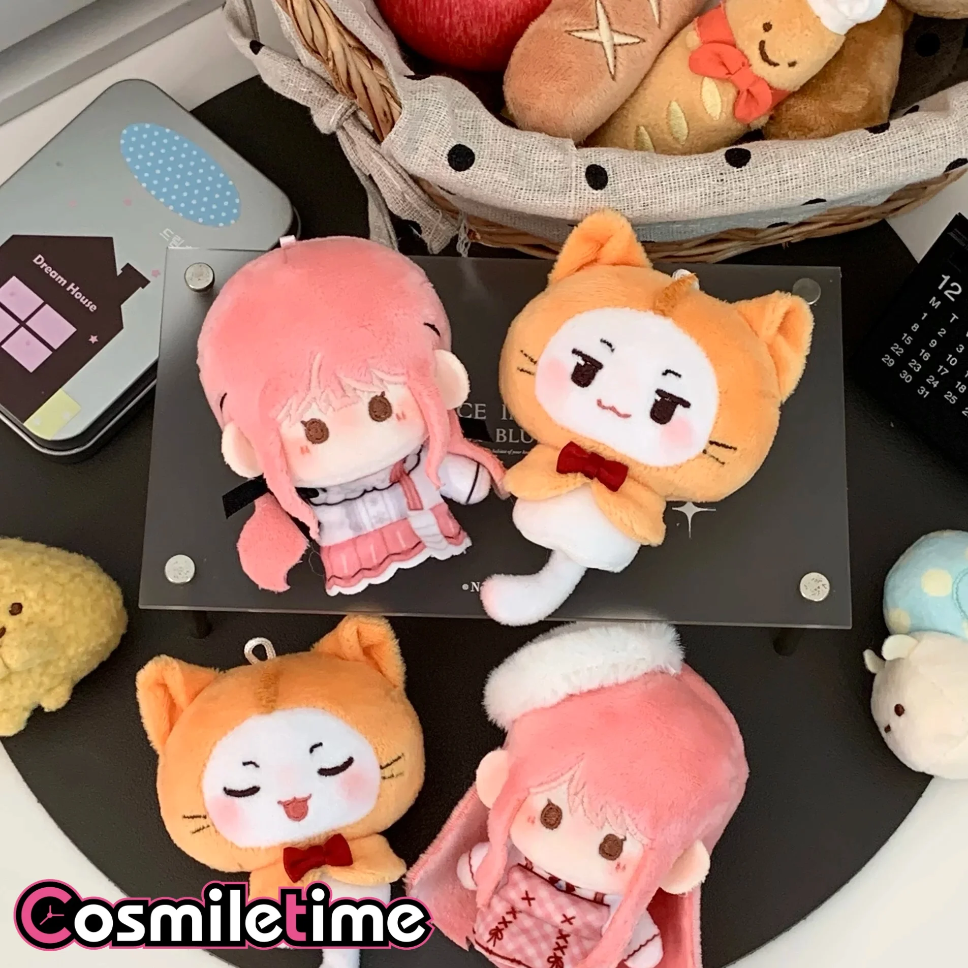Game Infinity Nikki Plush Doll 10cm Stuffed Dress Up Collection Anime Cosplay Coin Purse Cartoon Figure Desktop Display Decor YZ
