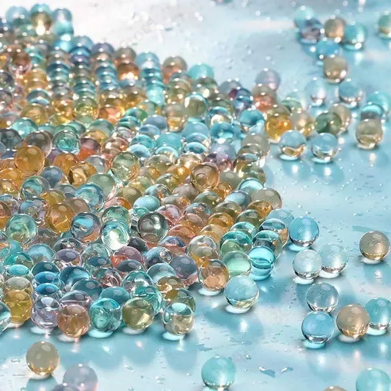 100000PCS Wasser Gel Ball 7-8MM Pistole Spielzeug Kugeln Zubehör Sommer Im Freien Schießen Spielen Wasser Sport spiel Spielzeug Für Kinder Erwachsene