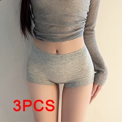 3PCS Women's Panties Fully Surrounded Comfortable Antibacterial Crotch Traceless Cotton High Elasticity Breathable Underpants