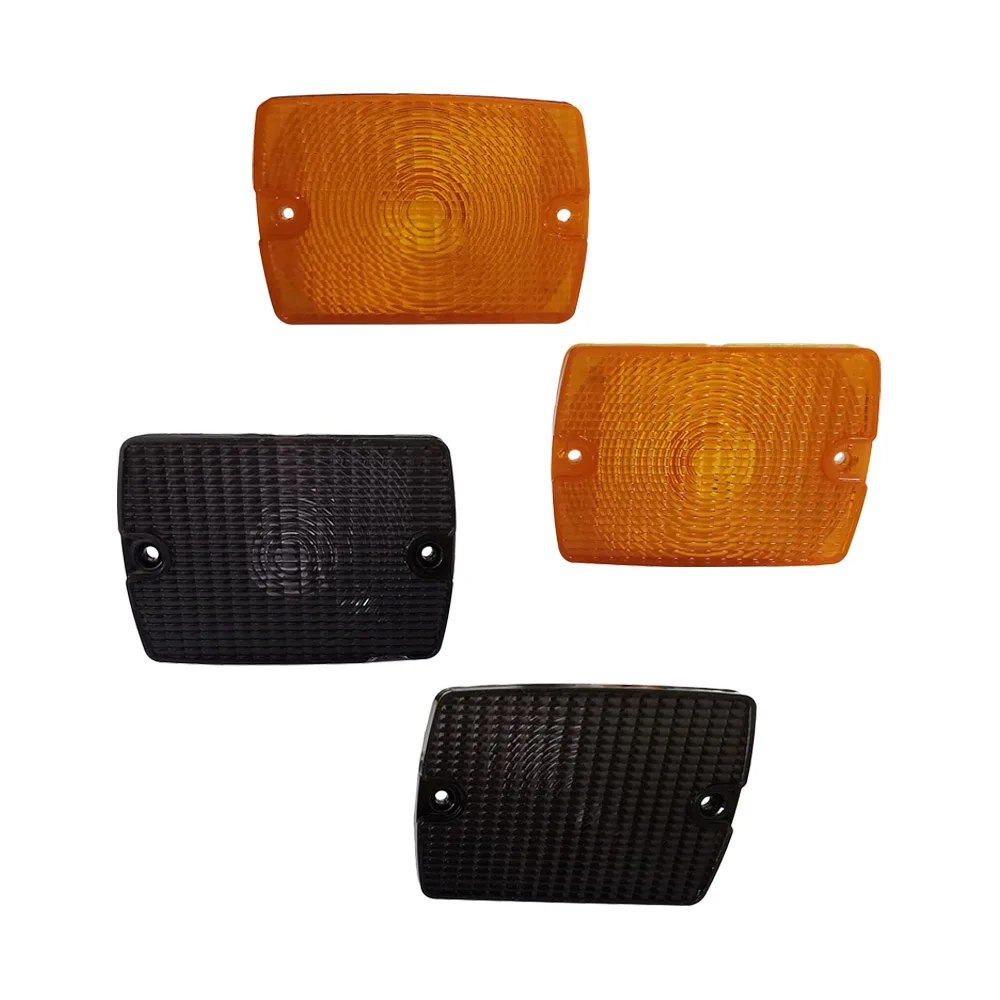 2pcs Front Turn Signal Parking Marker Lights Smoked Lens For 1987-1995 Jeep Wrangler 56001378 Car Accessories