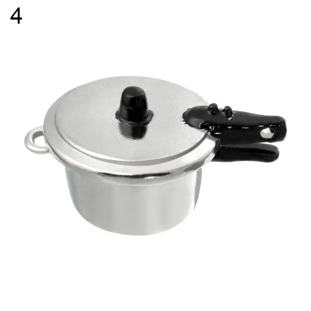 1:12 Spoon Pot Dollhouse Furniture Mini Cutlery Set Cookware  Accessories Miniature Cookware Simulation