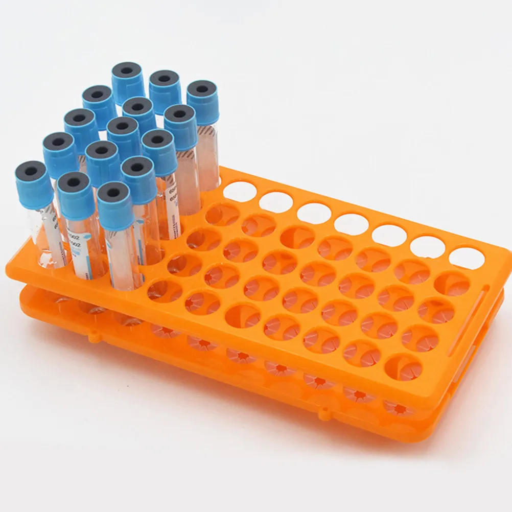 2Pcs Test Tube Racks Multifunctional Stable Base Organizer Laboratory Supplies Scientific Experiment Display Rack for 15Ml Tubes