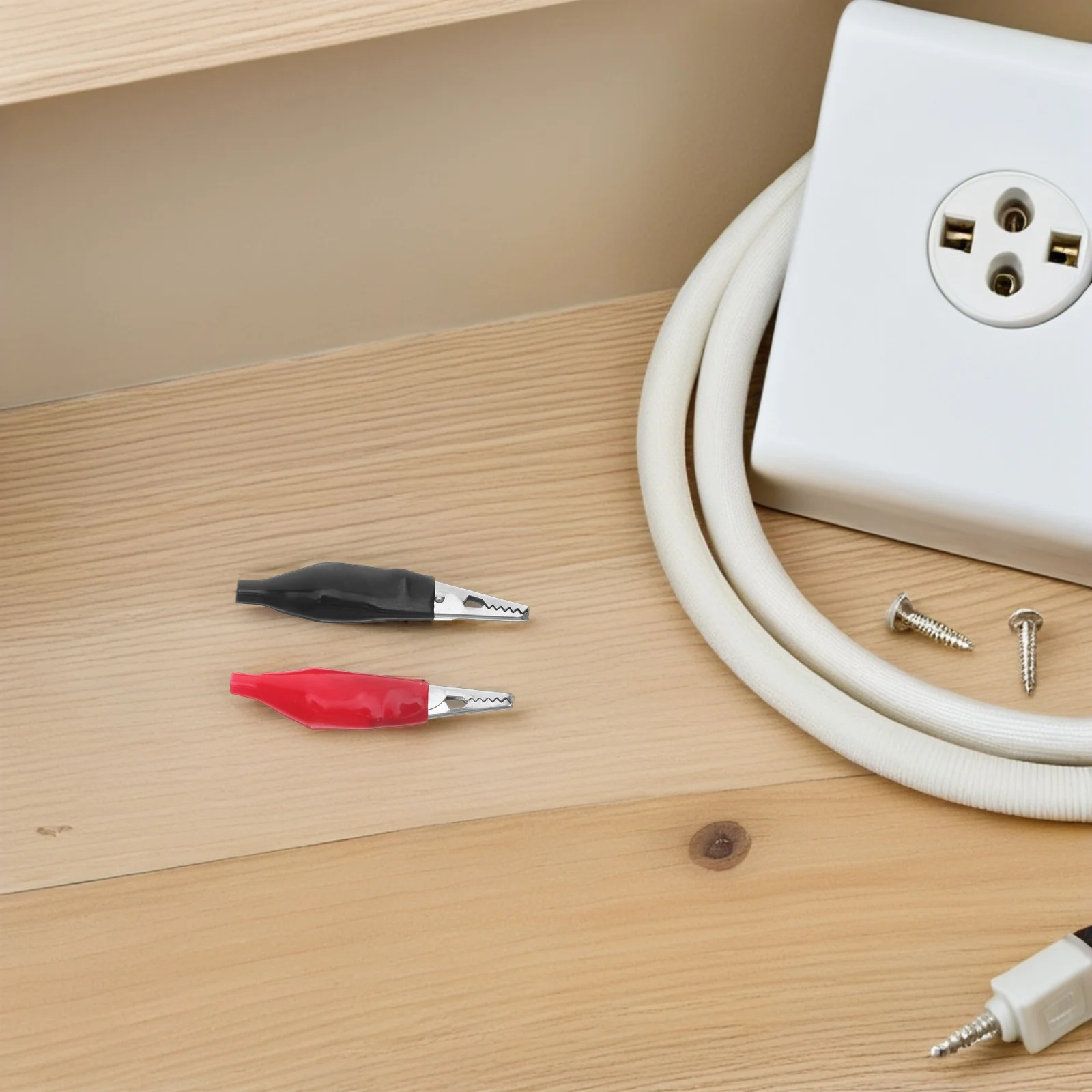 

Insulation Test Alligator Clips High Voltage Electrical Clamp Leads Measurement Tool for Circuit Testing Voltage