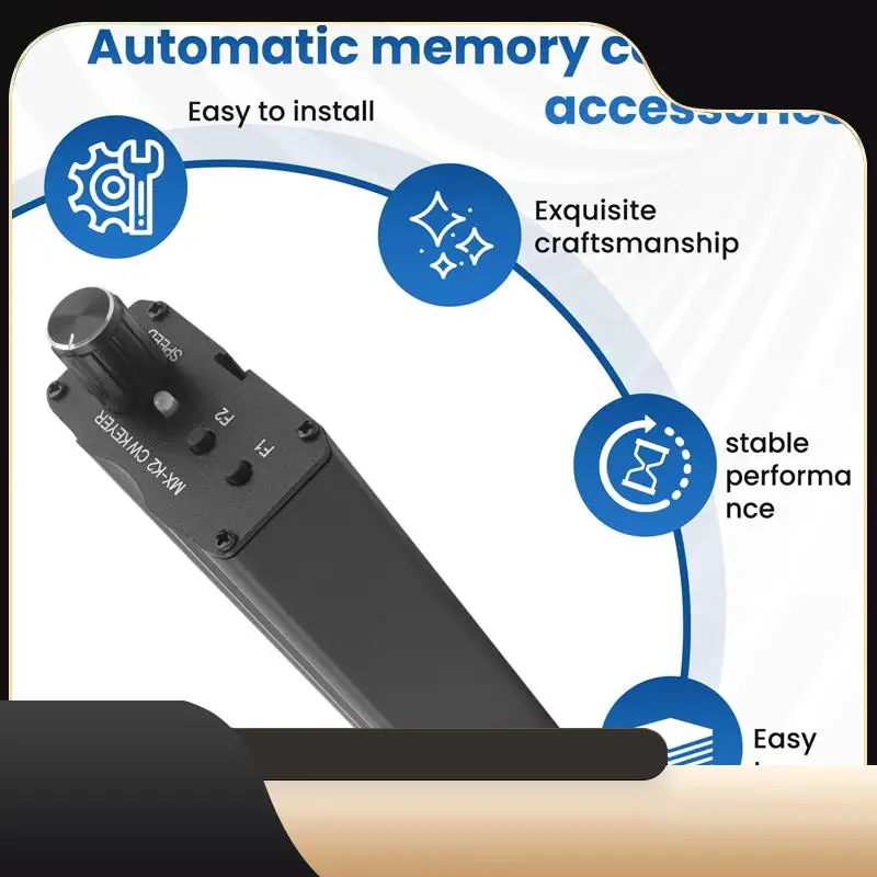 

MX-K2 CW Keyer Automatic Key Controller Morse Code Auto Memory Key Controller For Radio Amplifier-T44C