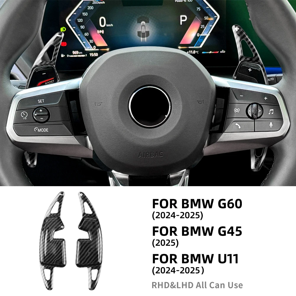 

ABS for BMW 5 Series G60 2024 2025 X3 G45 2025 X1 U11 2023-2025 F70 Steering Wheel Shift Paddle Shifter Interior Trim Sticker