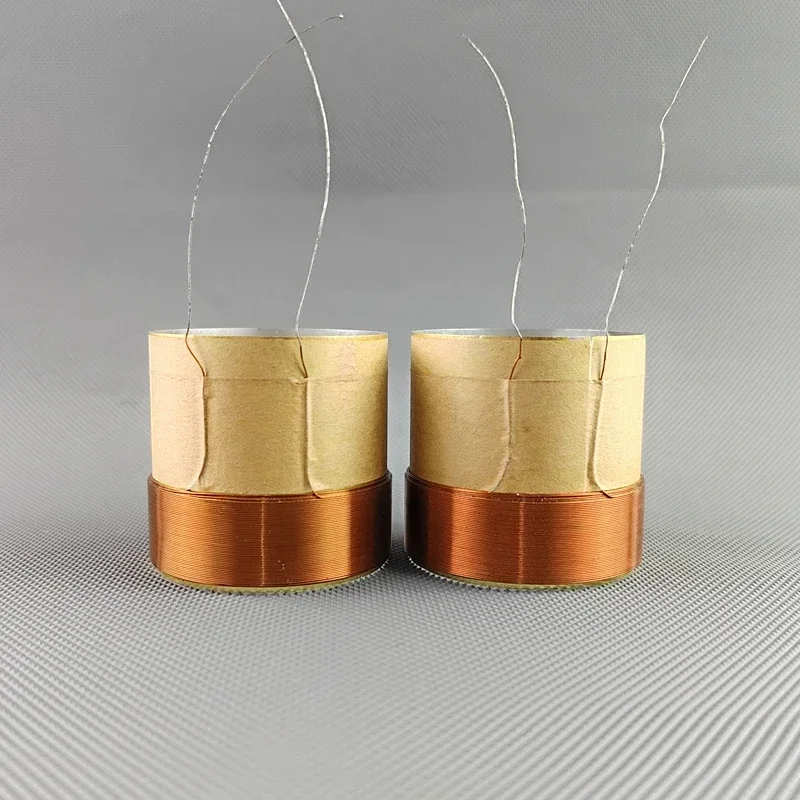 

2 шт., 50,5 мм, басовая звуковая катушка, белый алюминий, 4F, звуковое отверстие для воздуха, детали для самостоятельного изготовления, 8 Ом, аксессуары для ремонта динамиков