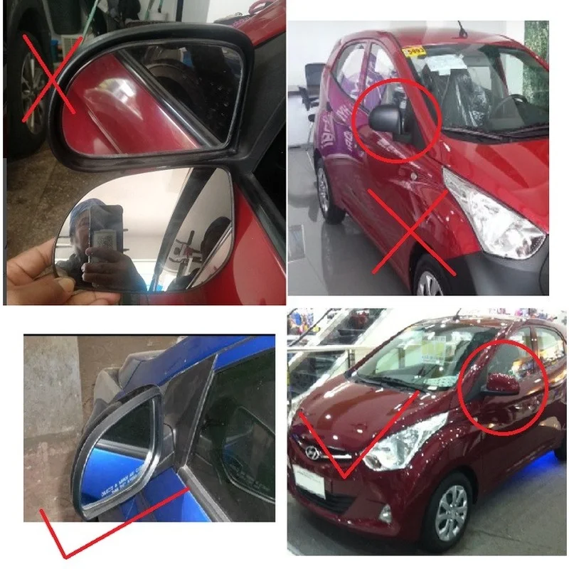 For HYUNDAI EON 2011 2012 2013 2014 2015 2016 2017 2018 Rearview side mirror Glass / Car Side Rearview Mirror Glass lens