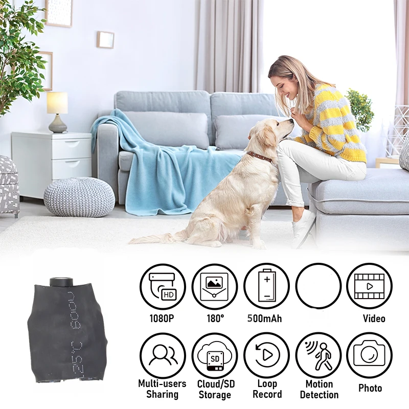 JOZUZE O-KAM Diy small HD WIFI IP Mini Camera Micro Video Voice Recorder Wireless Cam Home Security Camcorder Support Remote App