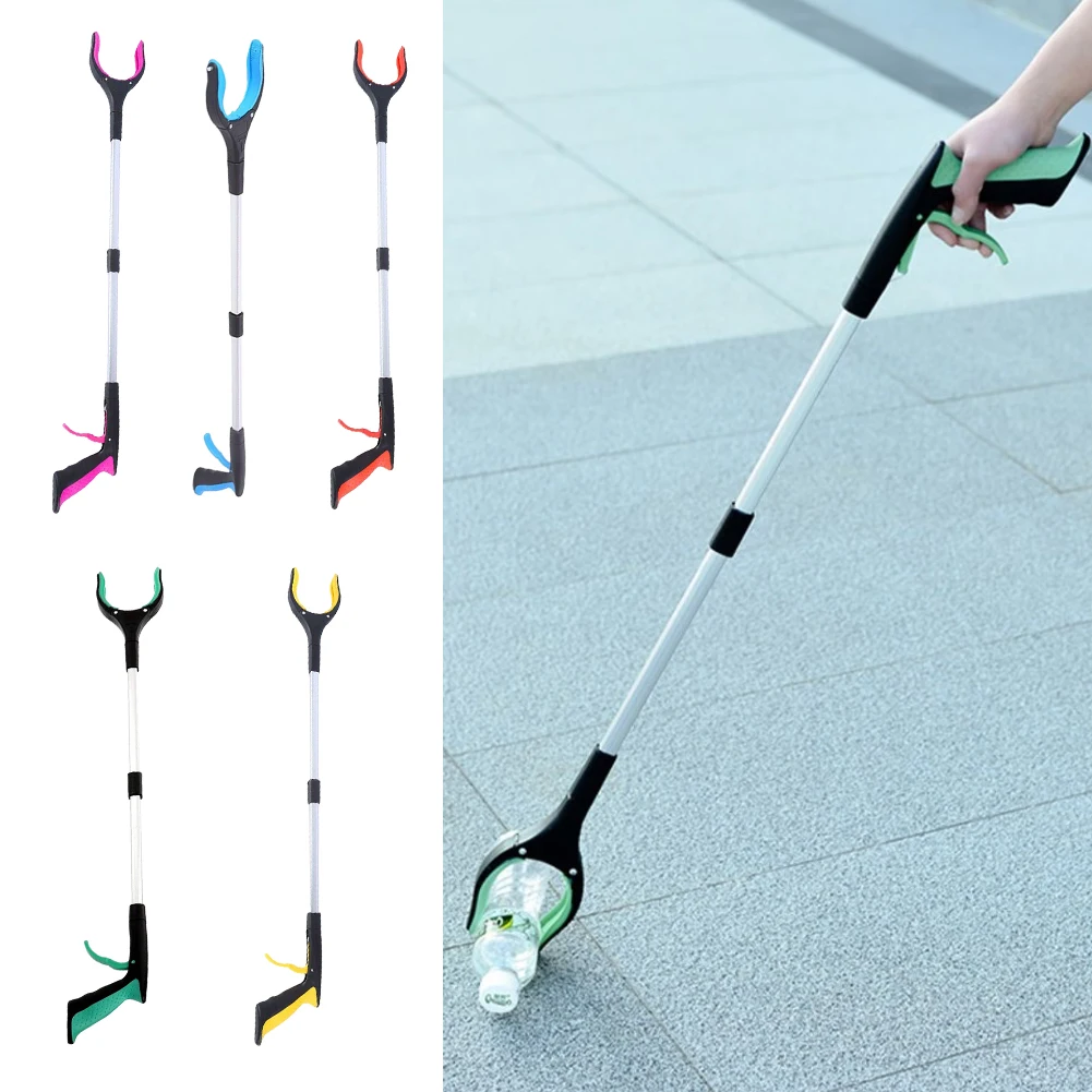 Pinças Reutilizáveis de Caranguejo Pesado, Vara De Grabber Em Casa, Pegar Ferramentas, Limpeza Exterior, Jardas, Mar, Clipe De Lixo Dobrável, Doméstico, 33"
