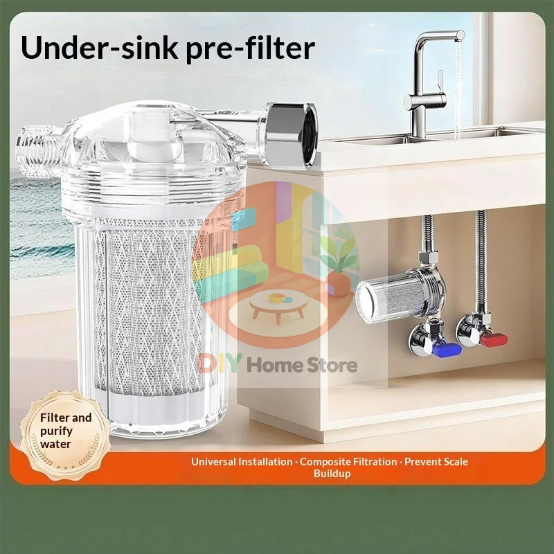 Food Grade Water Purifier Filter 1Pcs Removes Chlorine Fluoride Heavy Metals Safe for Whole Family Daily Drinking