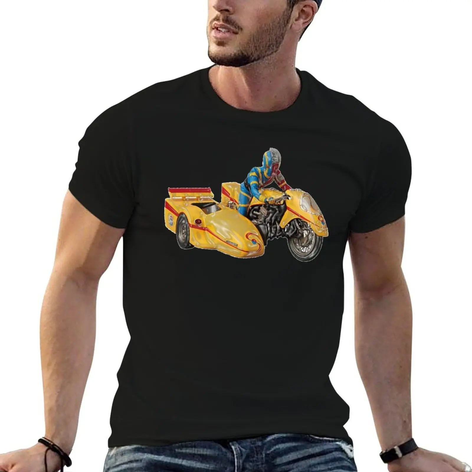 

Kikaida Motorcycle T-Shirt anime t shirts oversize t shirts for man pack cotton t shirts for man graphic vintage T-Shirt