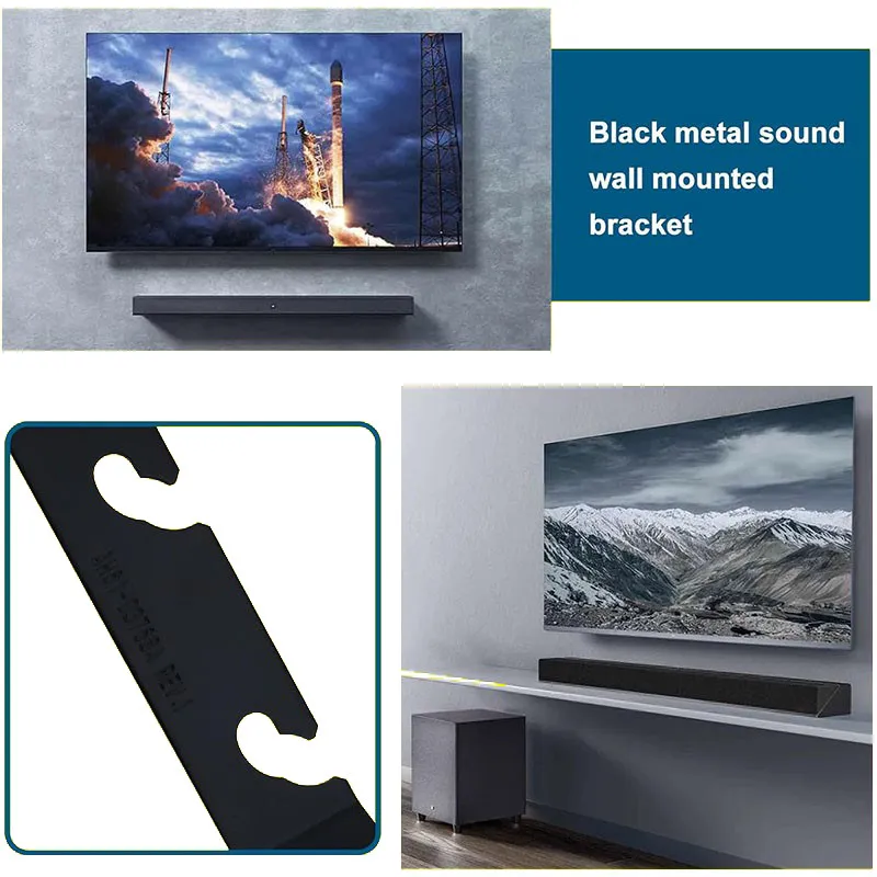 WYORESY for Samsung(WS1G/HT-WS1G)Full Metal Wall Bracket Shock Absorption Reduces Resonance for Pure Surround Sound