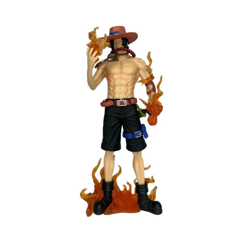 Anime Een Stuk Staande Houding Fire Fist Ace Action Figure Model PVC Desktop Decoratie PVC Speelgoed Pop Kinderen Verjaardagscadeau