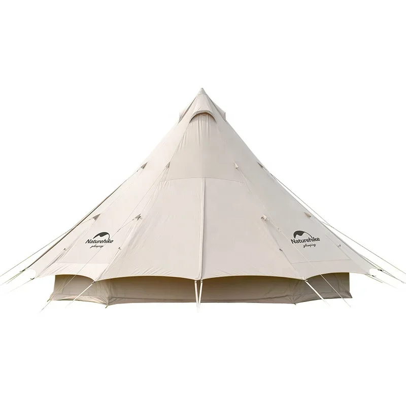 

Naturehike outdoor glamping Brighten 20 Camping Tent 4-8 Person Large Pyramid Cotton Pyramid Tent