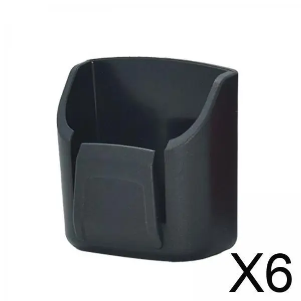 

Органайзер для автомобильных ключей, черный ПВХ материал, ящик для хранения в салоне автомобиля, самоклеящийся держатель, практичный аксессуар для автомобилей