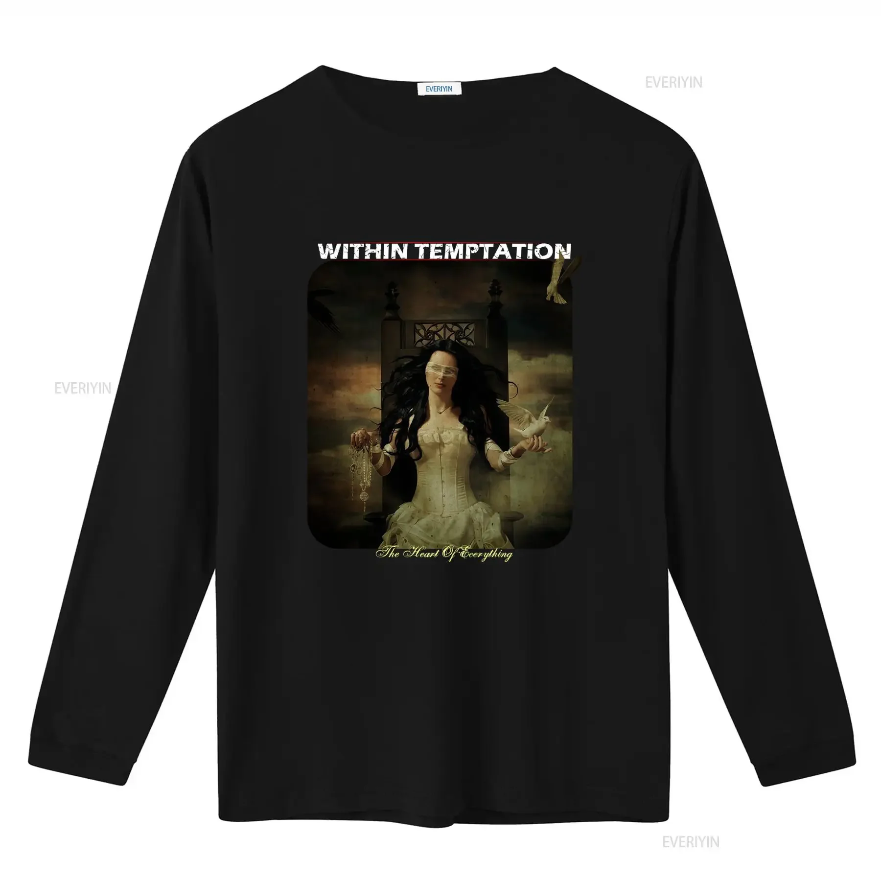 Within Temptation The Heart Of Everything T Shirt Available In All Sizes From S To 5Xl Uu296 vintage Washed Breathable Slightly