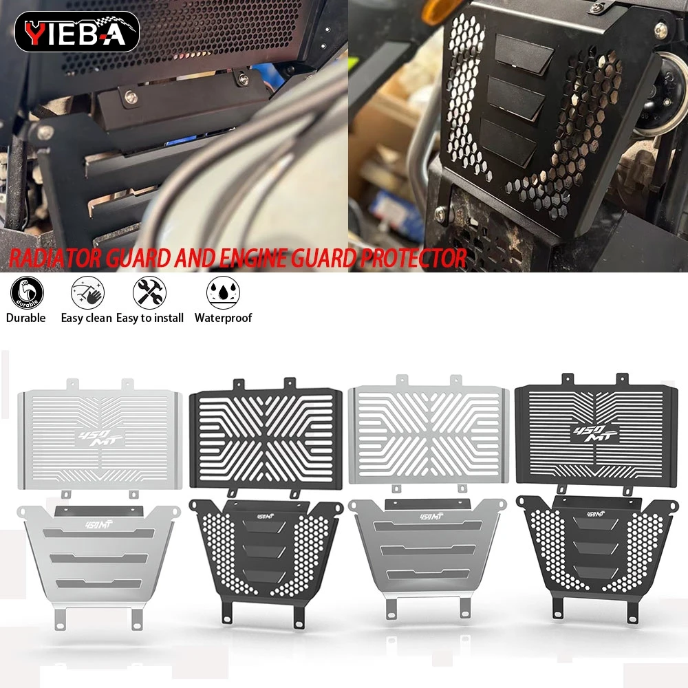 

IBEX 450 Motorcycle Accessories Radiator Guard For CFMOTO CF MOTO MT 450 IBEX450 2024 2025 450MT MT450 Engine Skid Plate Cover