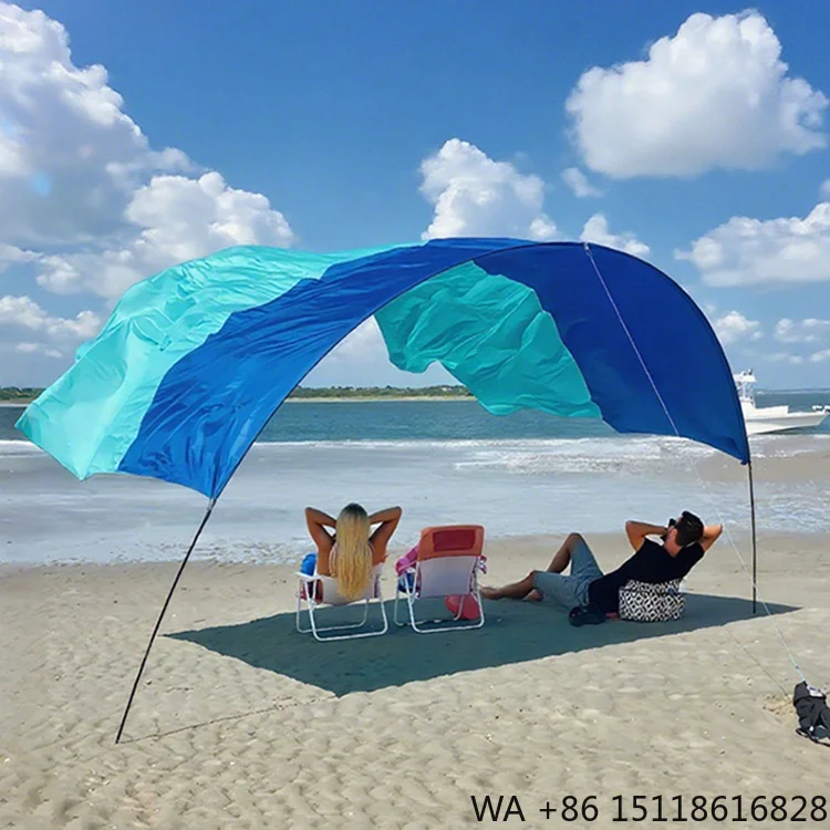 High Quality Lightweight Portable Beach Tent Quick Setup Waterproof Windproof and Sun-Shade Outdoor Camping Folding Tent